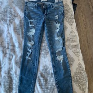 Abercrombie and Fitch Ripped Jeans